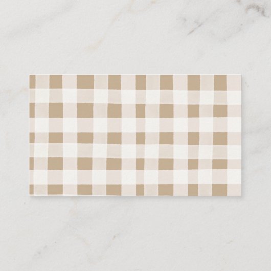 Camper Adventure Diaper Raffle Kaart (Achterkant)