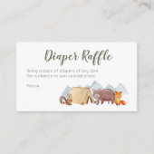 Camper Adventure Diaper Raffle Kaart (Voorkant)