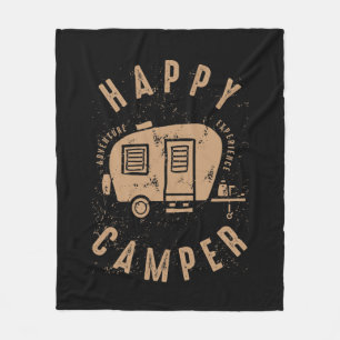 Camper Adventure Fleece Deken