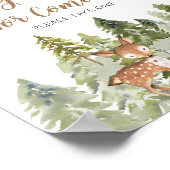 Camper bedankt voor uw komst poster (Hoek)