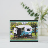  camper briefkaart (Staand voorkant)
