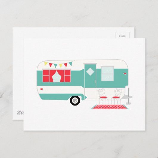 Camper Briefkaart (Voorkant / Achterkant)