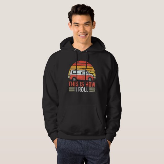 camper camper camper camper camper kamperen zo rol hoodie (Voorkant volledig)