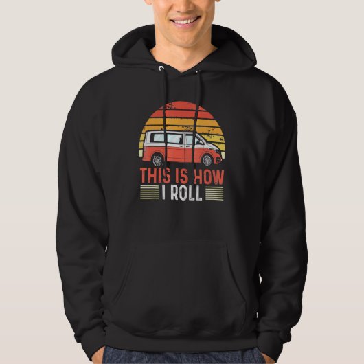 camper camper camper camper camper kamperen zo rol hoodie (Voorkant)