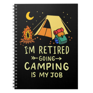 Camper camper camper camper camping Retirement Notitieboek