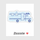 camper camper camper camper reisbus Schattige lt b Sticker (Vel)