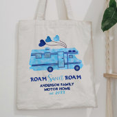camper camper camper reizen | Familienaam toevoege Tote Bag