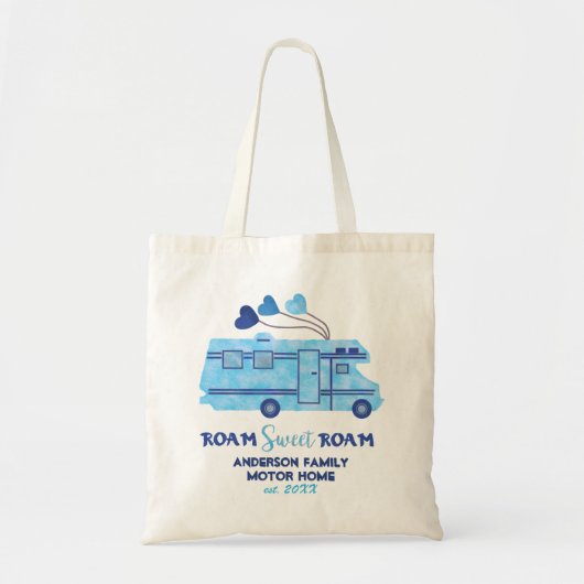 camper camper camper reizen | Familienaam toevoege Tote Bag (Voorkant)