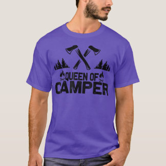 Camper Camper Leopard Women Camper Camping T T-shirt