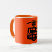 Camper Camping Cadeaus Mok (Voorkant links)