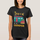 Camper  Camping Queen Themed Apparel T-shirt (Voorkant)