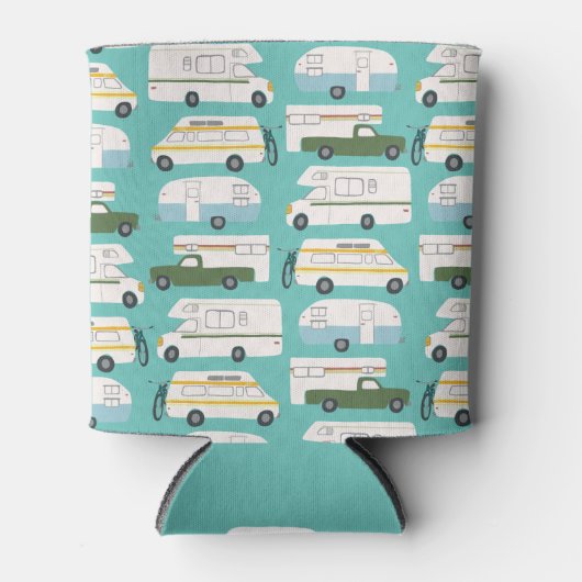  camper camping RV-vanlife CUSTOM Blikjeskoeler (Voorkant)