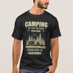 Camper Caravan Motorhome Camping Voor Eén cadeau T-shirt