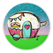 Camper Ceramic Knobs. Keramische Knop (Voorkant)