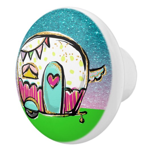 Camper Ceramic Knobs. Keramische Knop (Rechts)