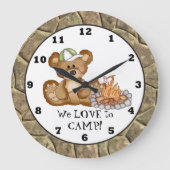 Camper Clock 3 Beer Grote Klok (Voorkant)