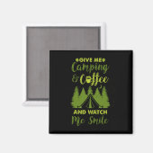 Camper Coffee Gift Magneet (Voorkant / Achterkant)