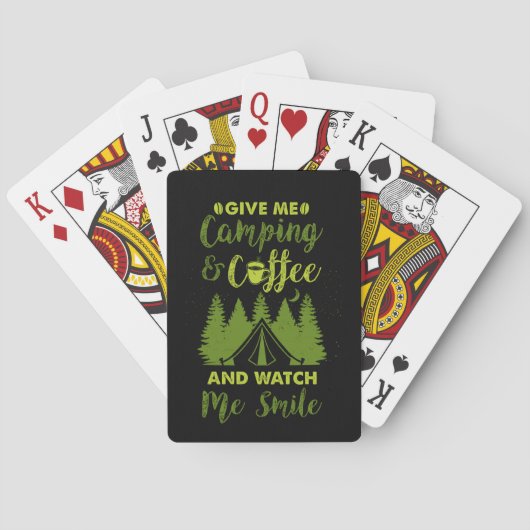 Camper Coffee Gift Pokerkaarten (Achterkant)