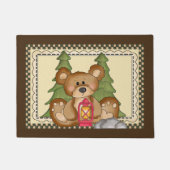 Camper doormat om Beer te bestrijden Deurmat (Voorkant)