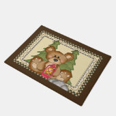 Camper doormat om Beer te bestrijden Deurmat (Schuin)