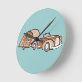  Camper en Auto Ronde Klok (Hoek)