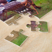 Camper en Motorfiets Happy Birthday Legpuzzel (Zijkant)