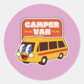 Camper Fun Van Sticker (Voorkant)