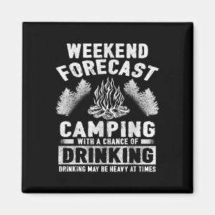 Camper Fun Weekend Forecast Camping Magneet