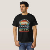Camper geboren in 1963 60th Birthday camping Gift T-shirt (Voorkant volledig)