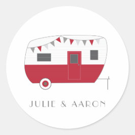  Camper gepersonaliseerde camping Sticker