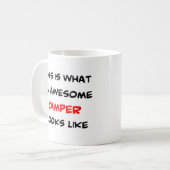 camper, geweldige koffiemok (Voorkant links)