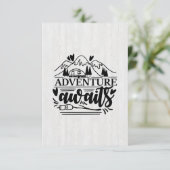 Camper Gift Adventure Awages Bedankkaart (Staand voorkant)