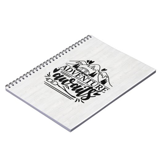 Camper Gift Adventure Awages Notitieboek (Linkerzijde)