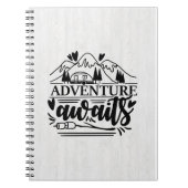 Camper Gift Adventure Awages Notitieboek (Voorkant)