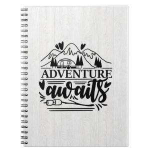 Camper Gift Adventure Awages Notitieboek