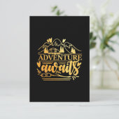 Camper Gift Adventure is op zijn plaats Bedankkaart (Staand voorkant)