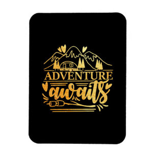 Camper Gift Adventure is op zijn plaats Magneet