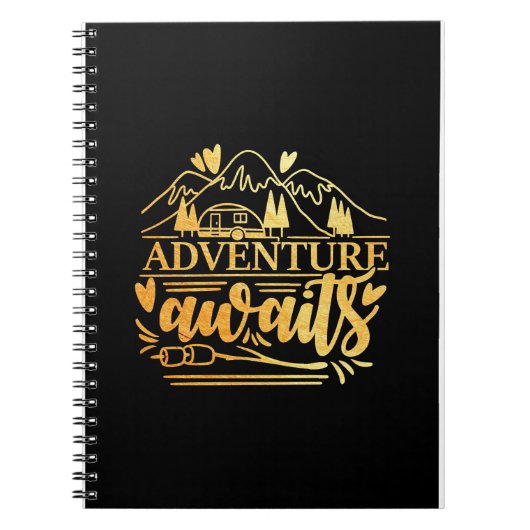 Camper Gift Adventure is op zijn plaats Notitieboek (Voorkant)
