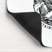 Camper Gift | Bergen noemen de dag van de geboorte Muismat (Hoek)