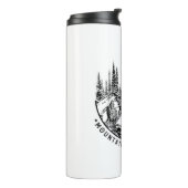 Camper Gift | Bergen noemen de dag van de geboorte Thermosbeker (Gedraaid links)