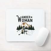 Camper Gift | Birthday Wander Woman Muismat (Met muis)