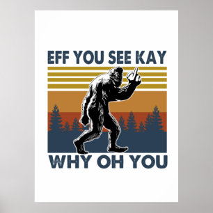 Camper Gift   Eff je ziet Kay waarom je bent gebor Poster