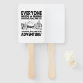 Camper Gift | Everyone Needs A Friend Birthday Handwaaier (Voorkant en achterkant)
