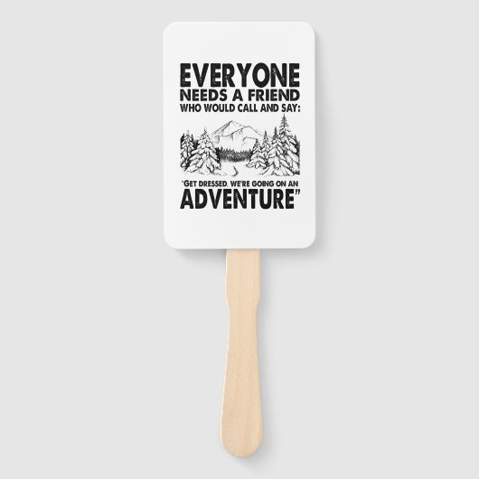 Camper Gift | Everyone Needs A Friend Birthday Handwaaier (Voorkant)