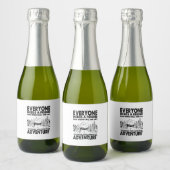 Camper Gift | Everyone Needs A Friend Birthday Sparkling Wijnetiket (Flessen)