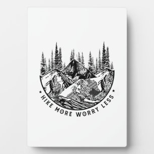 Camper Gift Hike More Worry Less Birthday Fotoplaat