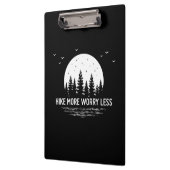 Camper Gift | Hike More Worry Less Birthday Klembord (Links)