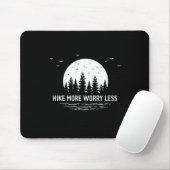 Camper Gift Hike More Worry Less Birthday Muismat (Met muis)