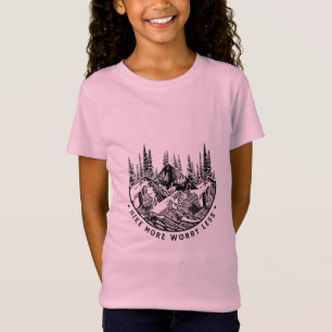 Camper Gift Hike More Worry Less Birthday T-shirt