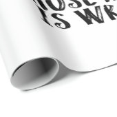 Camper Gift | Hiking Because Murder Is Wrong Xmas Cadeaupapier (Rol Hoek)